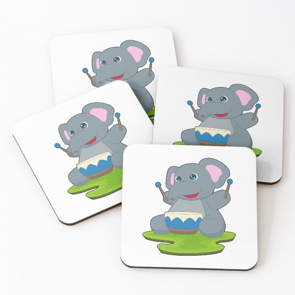 Item preview, Elephant Musician Drum Music designed and sold by Snabdesign84.