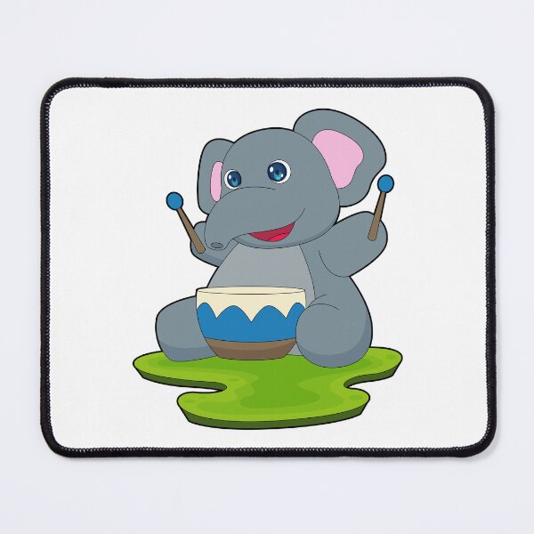Item preview, Elephant Musician Drum Music designed and sold by Snabdesign84.