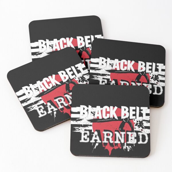 Item preview, BLACK BELT EARNED – Japanese Judo Martial Arts Design designed and sold by Sparkofart07.