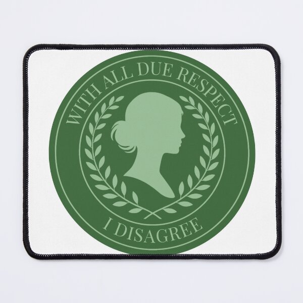 Item preview, With All Due Respect I Disagree designed and sold by The Literary Society.