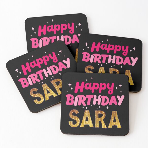 Item preview, Happy birthday sara custom name sara designed and sold by Amelia ART G.