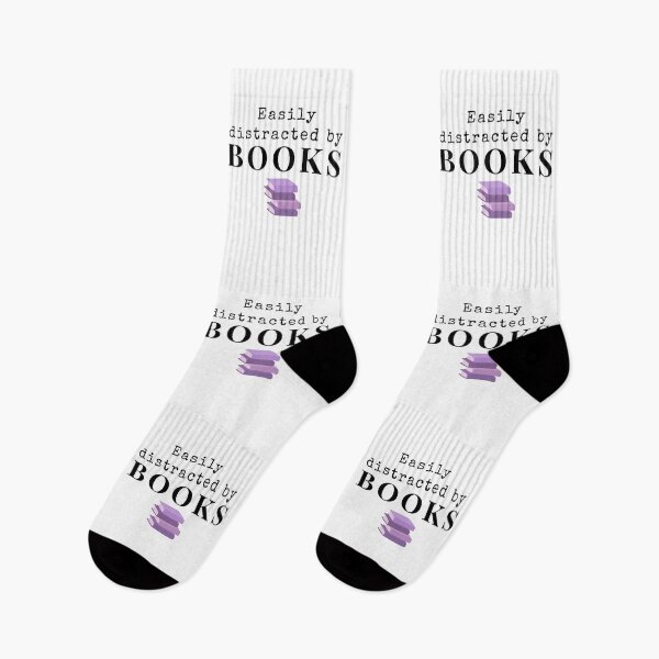 Item preview, Easily Distracted By Books Book Lover Gift Sticker designed and sold by ade-datt.