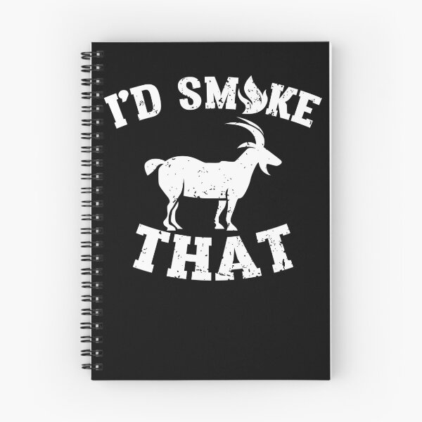 Item preview, Funny Distressed I'd Smoke That Goat Shirt Gear designed and sold by DynamicDesign.