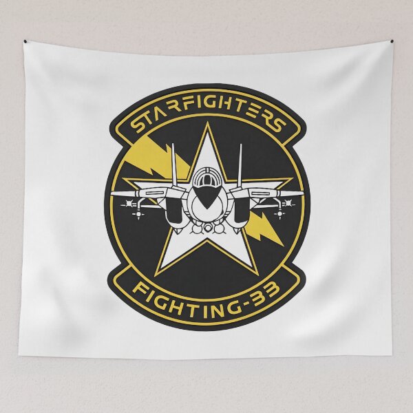 Item preview, Starfighters Fighting-33 Squad Emblem designed and sold by CharlieDesings.