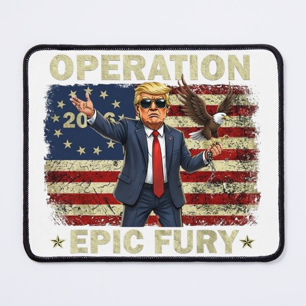 Item preview, Operation Epic Fury | Bold Action Military Kawaii Meme Funny Statement T-shirt classique designed and sold by MyTeeSh.
