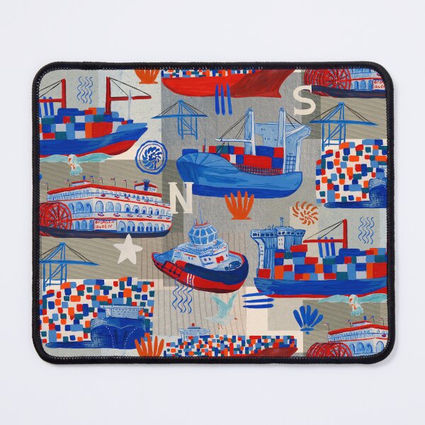 Item preview, Ships on the Move designed and sold by Jessica Bosse.