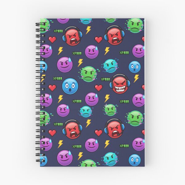 Item preview, Emotional Gamer: Playful Emoji Pattern designed and sold by StickVerse by Owais.