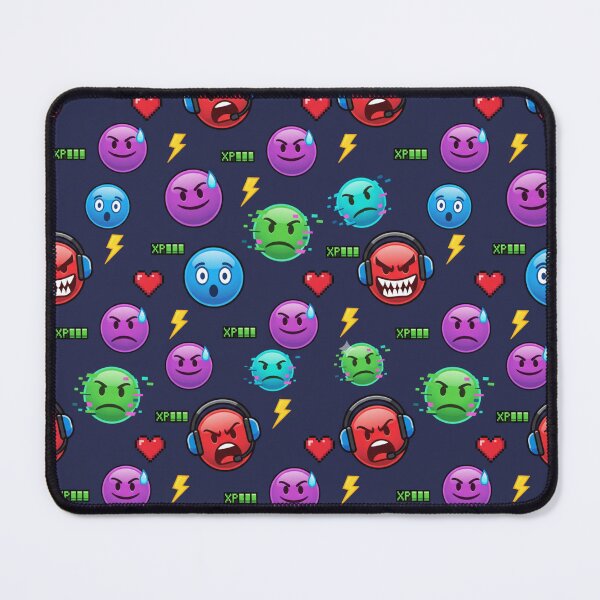 Item preview, Emotional Gamer: Playful Emoji Pattern designed and sold by StickVerse by Owais.