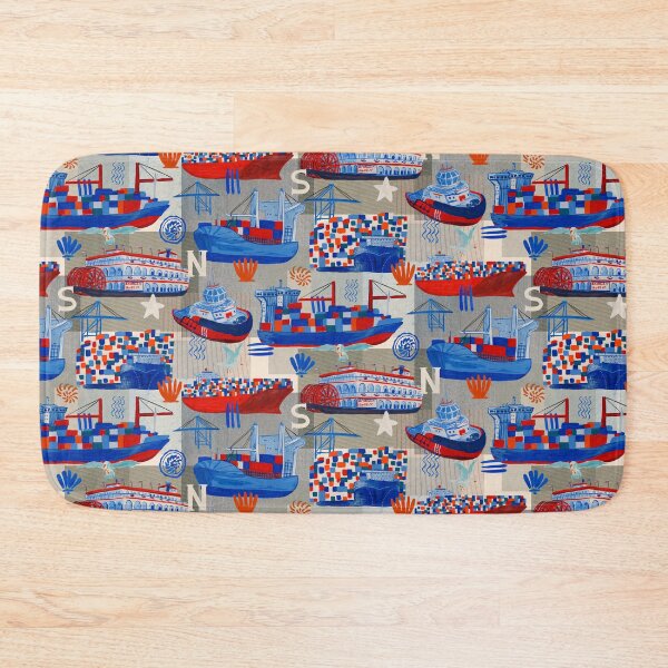 Item preview, Ships on the Move designed and sold by Jessica Bosse.