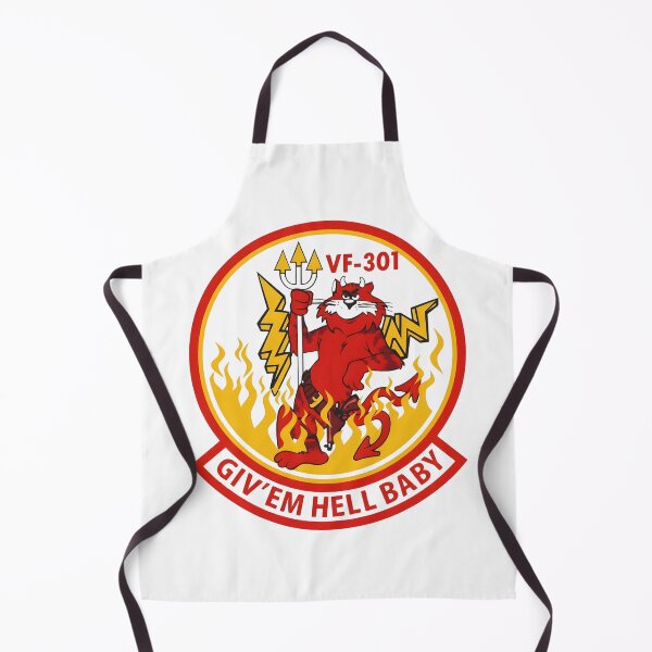 Item preview, Vintage US Navy VF-301 "Devil Cats" Squadron Insignia designed and sold by CharlieDesings.