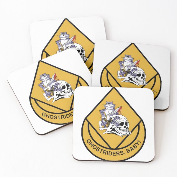 Item preview, VF-142 Ghostriders Military Squadron Emblem designed and sold by CharlieDesings.