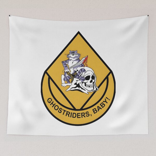 Item preview, VF-142 Ghostriders Military Squadron Emblem designed and sold by CharlieDesings.