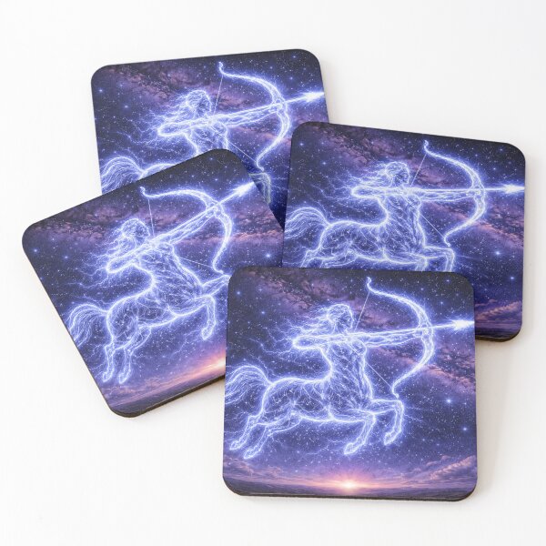 Item preview, Sagittarius Zodiac Lightning Archer – Electric Centaur Constellation designed and sold by SpicyWind.
