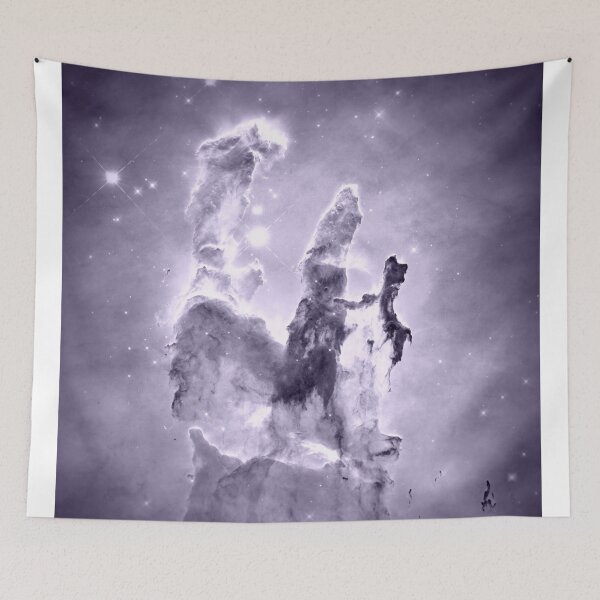 Item preview, Icy Lavender Gray Hubble Telescope Space Art : Pillars of Creation  designed and sold by 2sweetsDesign.