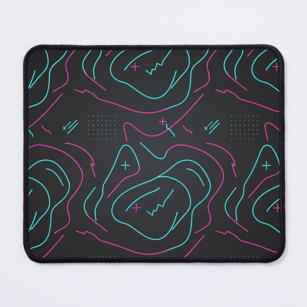 Item preview, Neon Flow: Abstract Line Art Pattern designed and sold by StickVerse by Owais.