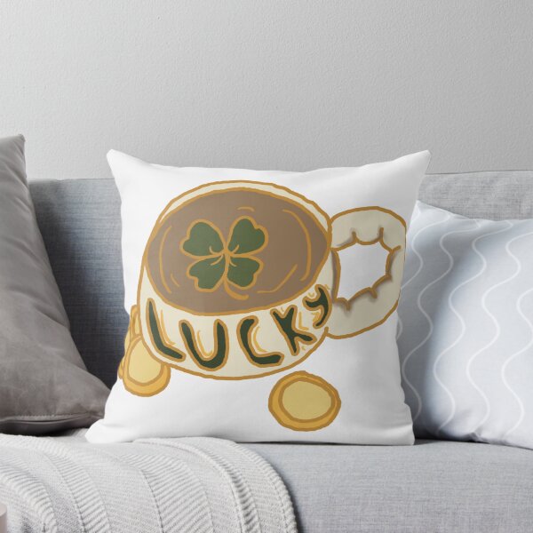 Item preview, Four leaf clover cup with coffee designed and sold by CottageComfortsShoppe.
