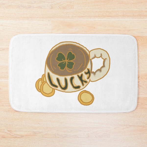 Item preview, Four leaf clover cup with coffee designed and sold by CottageComfortsShoppe.