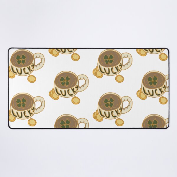 Item preview, Four leaf clover cup with coffee designed and sold by CottageComfortsShoppe.