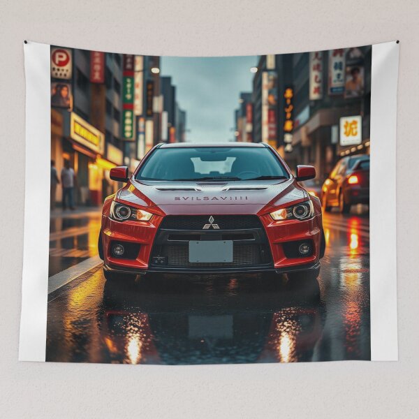Item preview, Mitsubishi Lancer Evolution VI — Classic Poster designed and sold by DoaGarage.