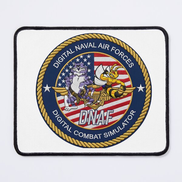 Item preview, Digital Naval Air Forces (DNAF) Combat Simulator Emblem designed and sold by CharlieDesings.