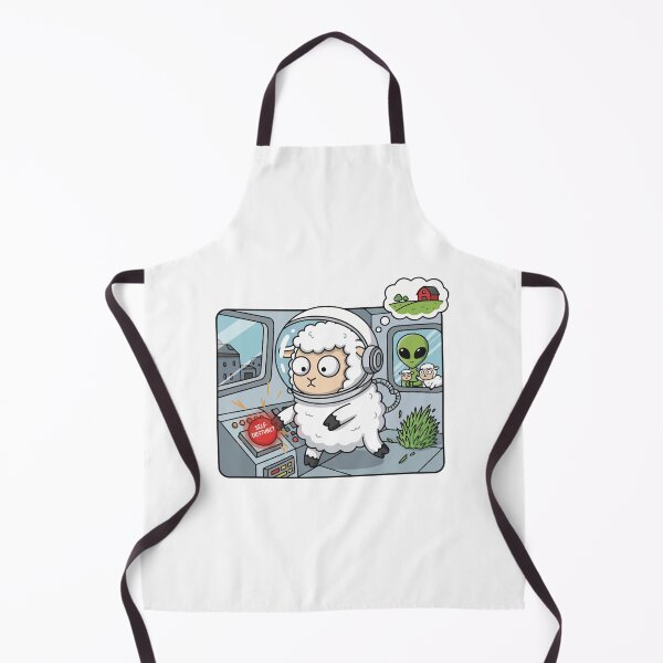 Item preview, Wool-y In Space Funny Astronaut Sheep designed and sold by mintxw.