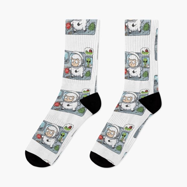 Item preview, Wool-y In Space Funny Astronaut Sheep designed and sold by mintxw.