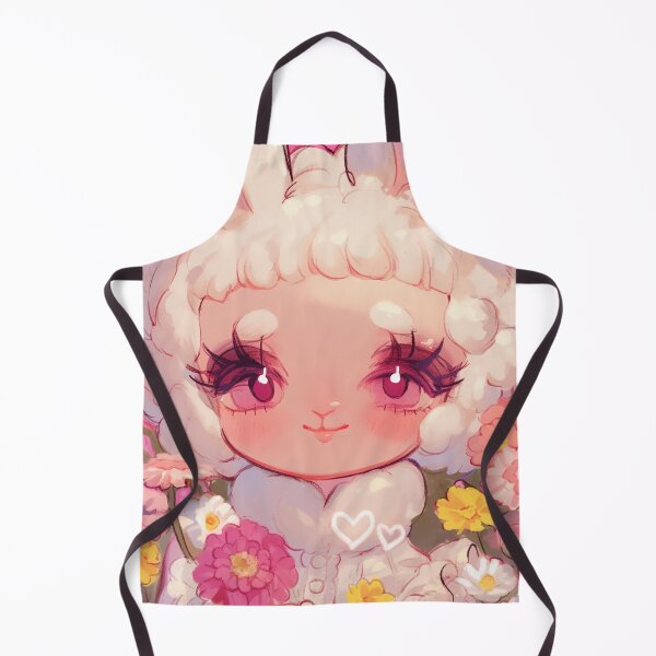 Item preview, Floral Bunny Lamb In Pink designed and sold by bubblegoth.