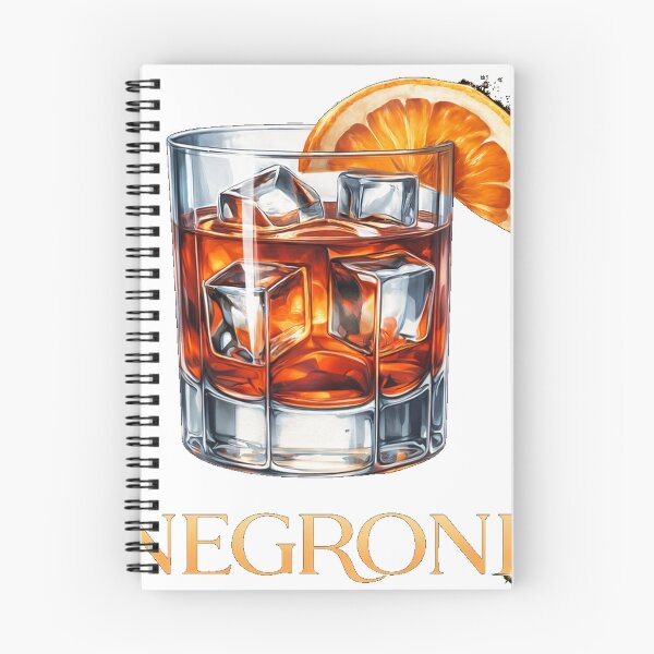 Item preview, Negroni Minimal Luxury Cocktail Art designed and sold by ExperienceWas.