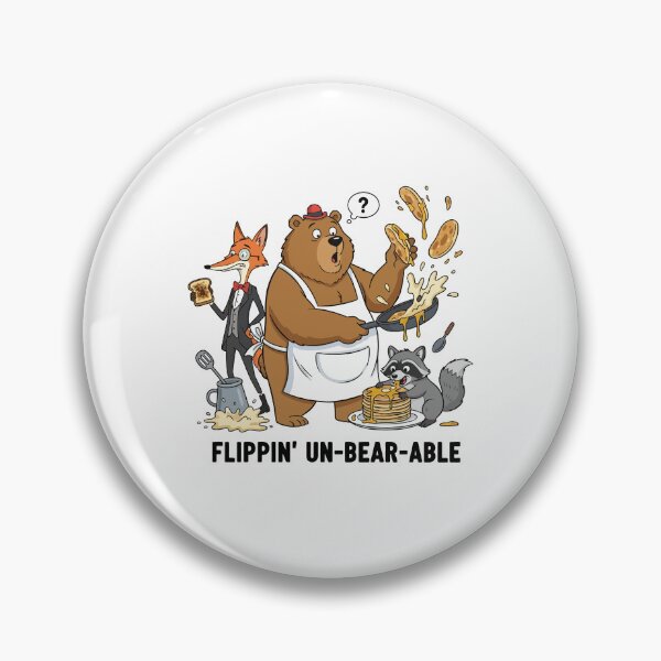 Item preview, Flippin Un-bear-able Funny Cooking Bear designed and sold by mintxw.