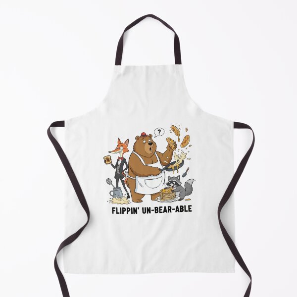 Item preview, Flippin Un-bear-able Funny Cooking Bear designed and sold by mintxw.