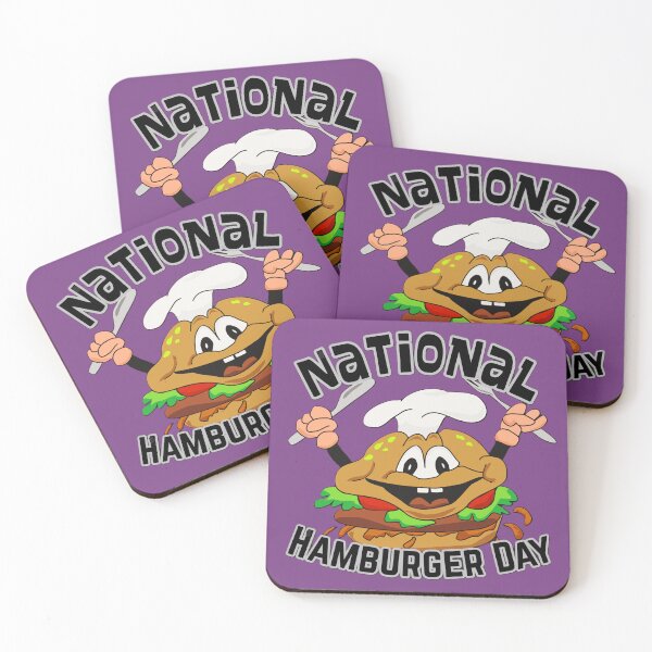 Item preview, National Hamburger Day retro designed and sold by Lovemountain.