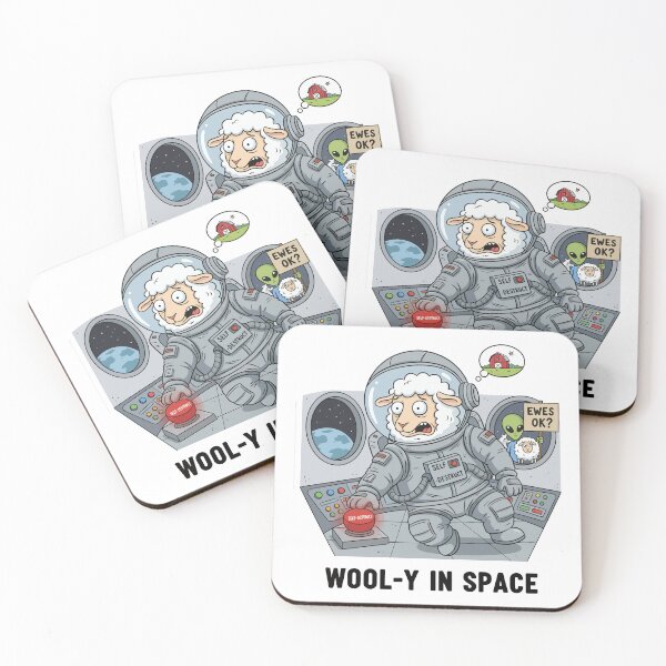 Item preview, Ewes OK Astronaut Sheep Space Mission designed and sold by mintxw.