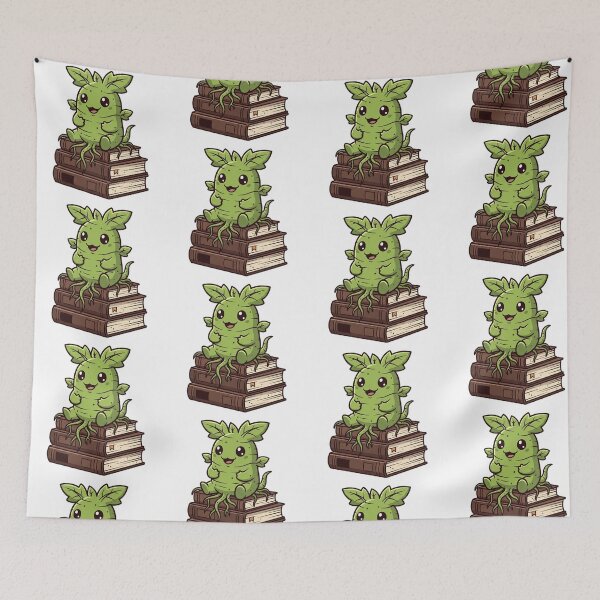 Item preview, Funny Book Illustration - Humorous Reading Aesthetic & Book Lover Gift designed and sold by Tw1nsAIArt.