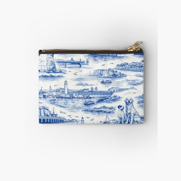 Item preview, Ramsgate landmarks Toile pattern designed and sold by chihuahuashower.