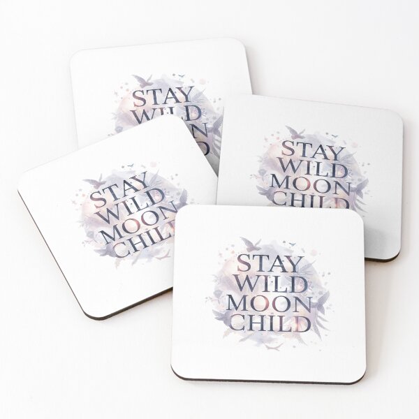 Item preview, Stay Wild Moon Child Design in Purple designed and sold by Soulstar Designs.