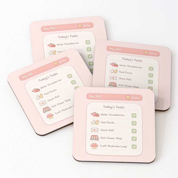 Item preview, Cozy Pastel Farming Game UI Checklist Aesthetic designed and sold by peachycrossing.
