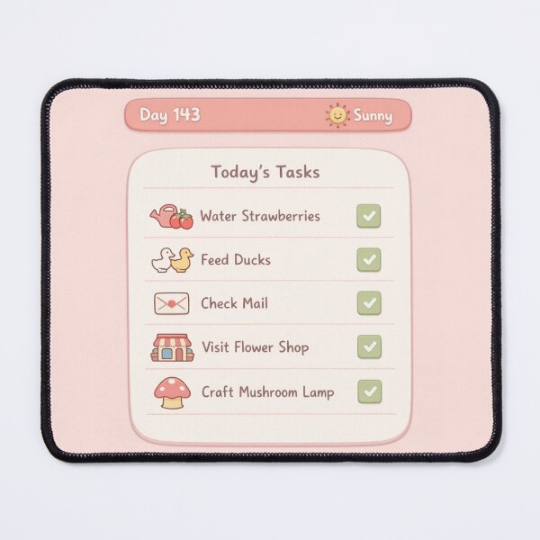 Item preview, Cozy Pastel Farming Game UI Checklist Aesthetic designed and sold by peachycrossing.