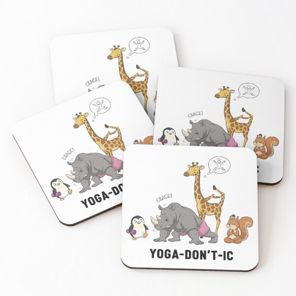 Item preview, Yoga-don't-ic Funny Animal Yoga Class designed and sold by mintxw.