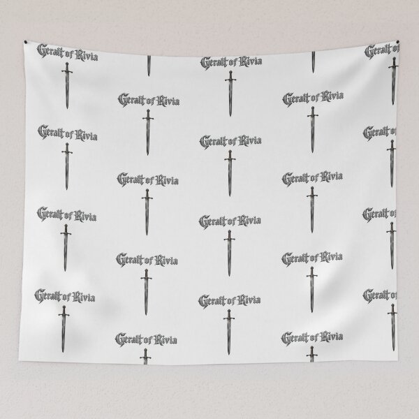 Item preview, Arte minimalista de la espada de Geralt de Rivia designed and sold by t-patterns.