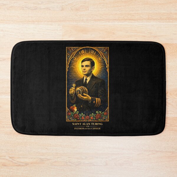 Item preview, Alan Turing — Patron of the Cipher designed and sold by Anna R Key's Store.