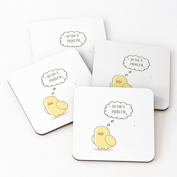 Item preview, Serious Chick Meme – “Do You Have a Problem?” Funny Animal Design designed and sold by Creative.drop.