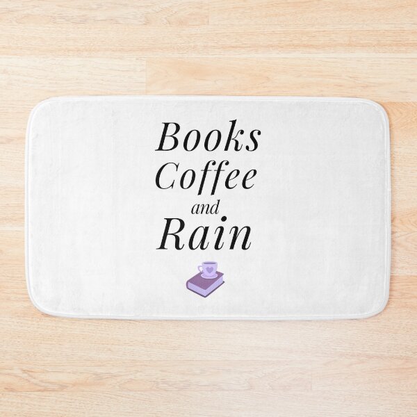 Item preview, Books Coffee And Rain Book Lover Gift Sticker designed and sold by ade-datt.