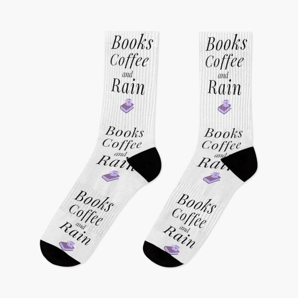 Item preview, Books Coffee And Rain Book Lover Gift Sticker designed and sold by ade-datt.