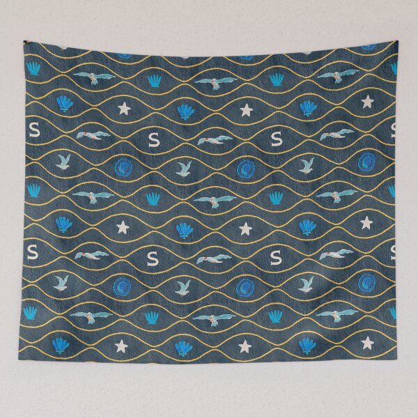 Item preview, Nautical Denim Pattern designed and sold by Jessica Bosse.