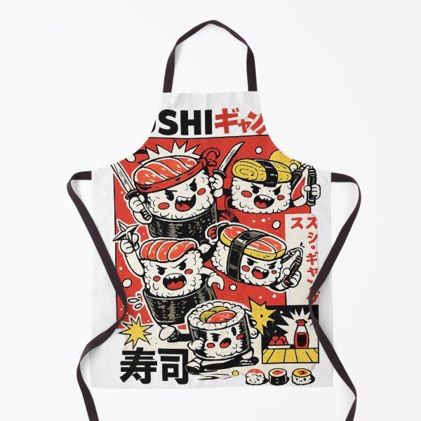 Item preview, Sushi Samurai Pop Art Gang designed and sold by ExperienceWas.