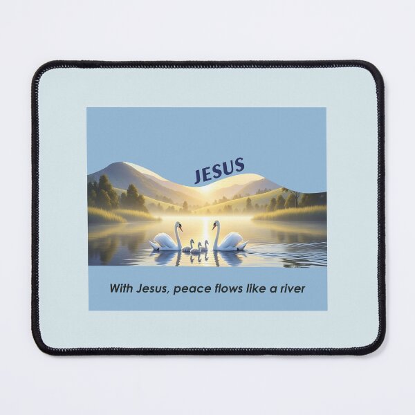 Item preview, Deep peace with Jesus like a calm river designed and sold by the artedivino.