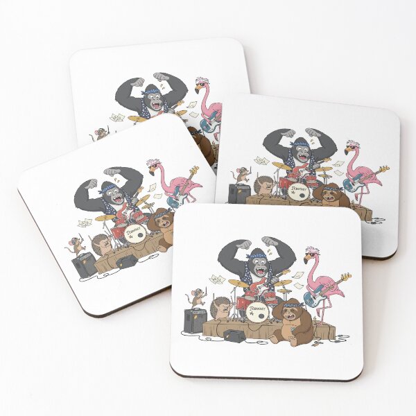 Item preview, Animal Rock Band Concert Gorilla Guitarist and Friends designed and sold by mintxw.