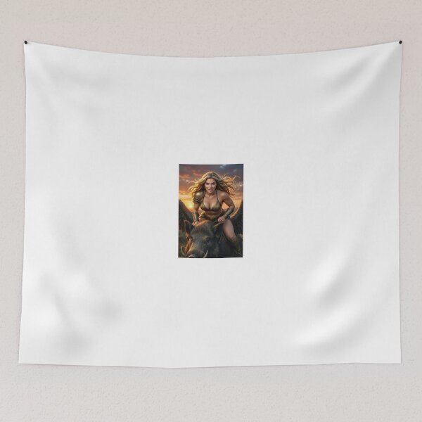 Item preview, Astrid Aurelia riding a winged boar when pigs fly designed and sold by CathryneDelamort.