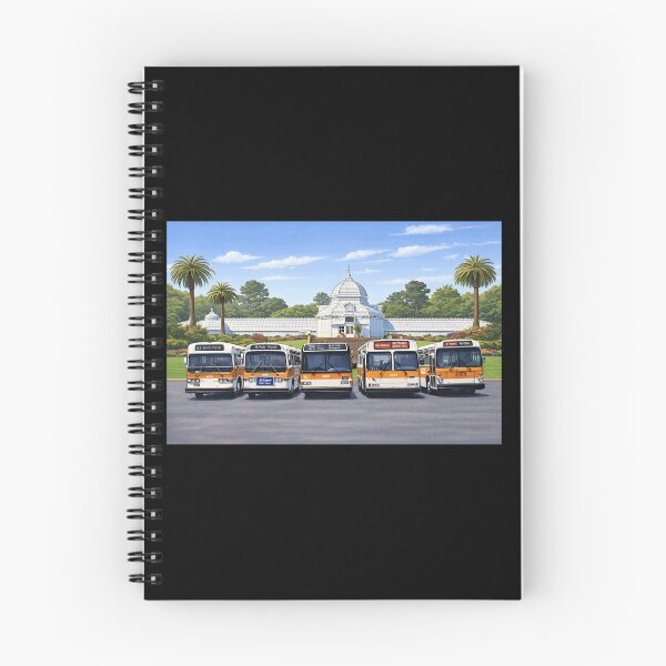 Item preview, San Francisco Muni lined up at the Conservatory of Flowers  designed and sold by StopRequest.