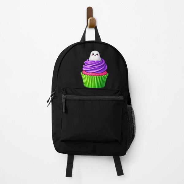 Item preview, Kawaii Ghost Cupcake in Neon Colors for Summerween designed and sold by Questionable Taste.